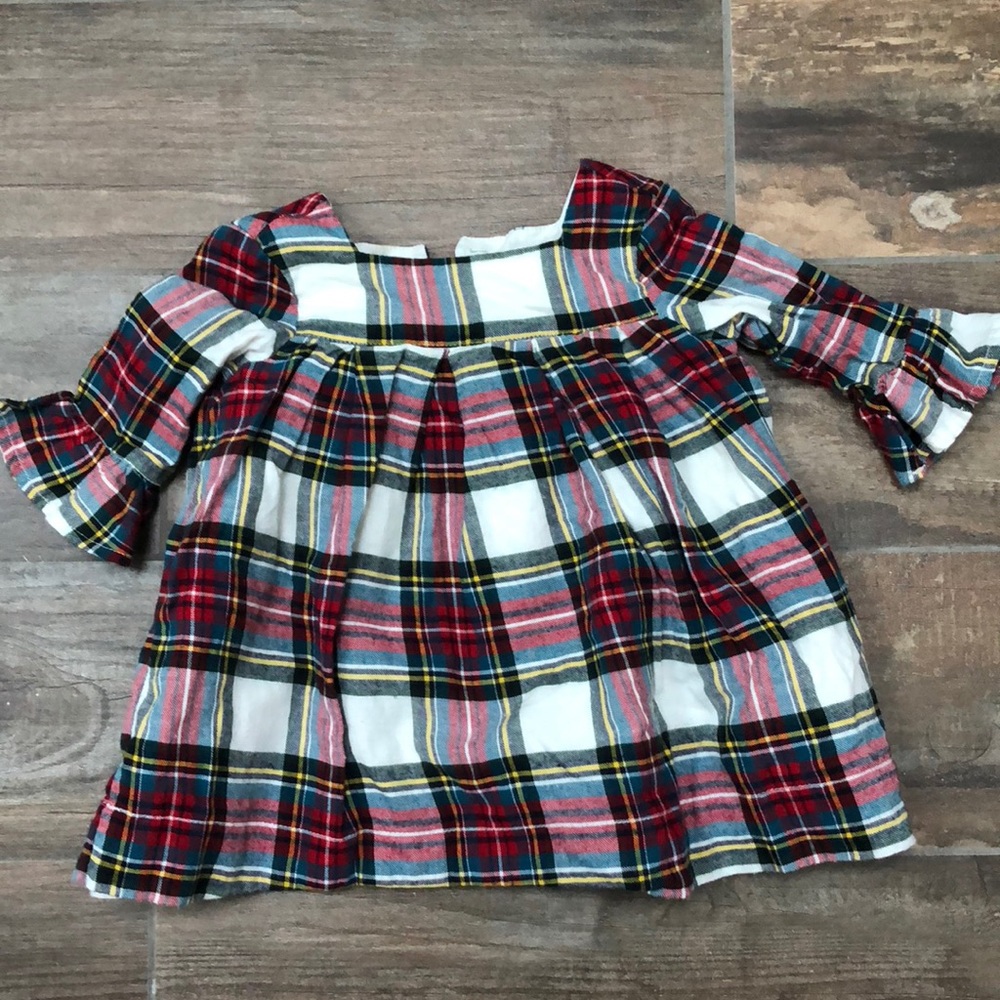 Girls 6-12 month plaid Gap dress